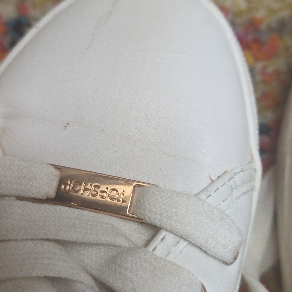 Topshop Rose Gold Sneakers - Picture 6 of 8